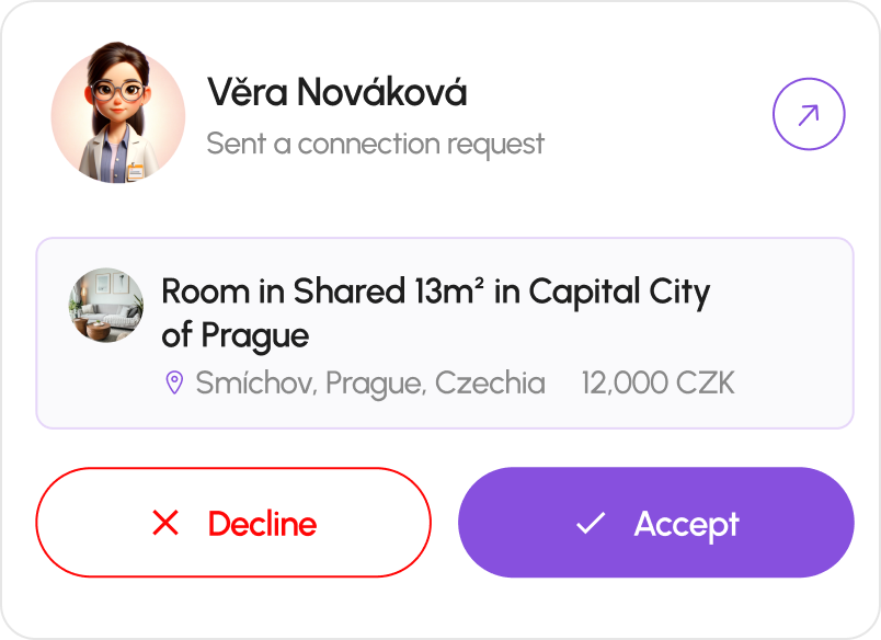 Roommate Profile UI